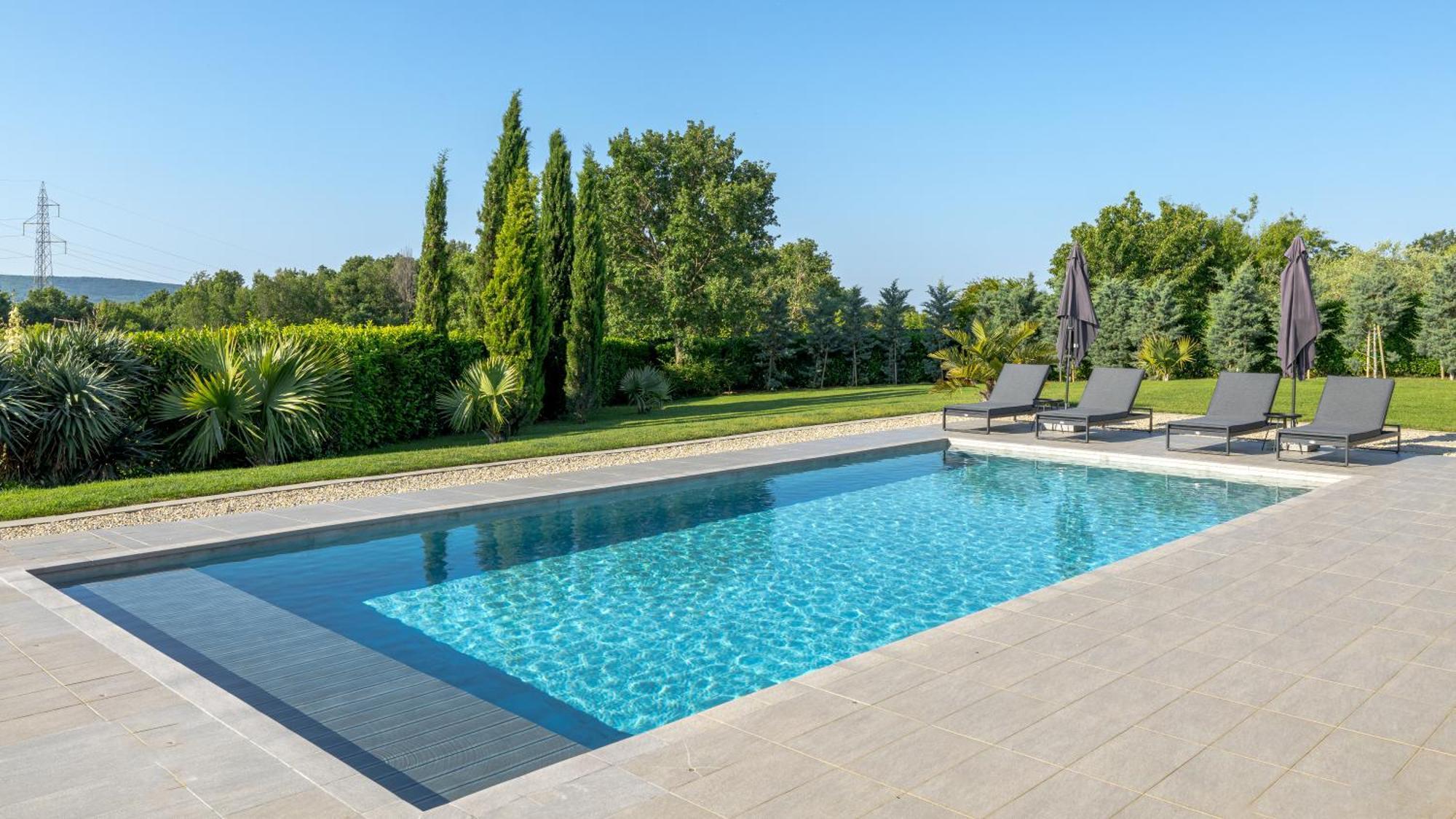 Villa Labin In Zartinj - Luxury Privacy Heated Pool With Auto Cover ภายนอก รูปภาพ
